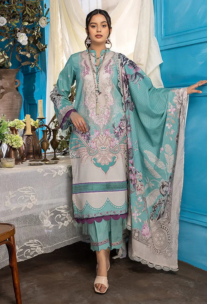 Aangan by Humdum Digital Printed Lawn Unstitched 3Pc Suit AG-08