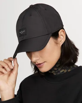 Addison Adjustable Strap Patch Logo Baseball Cap In Black | Black