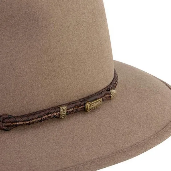 Akubra - Traveller Fedora - Felt - Bran