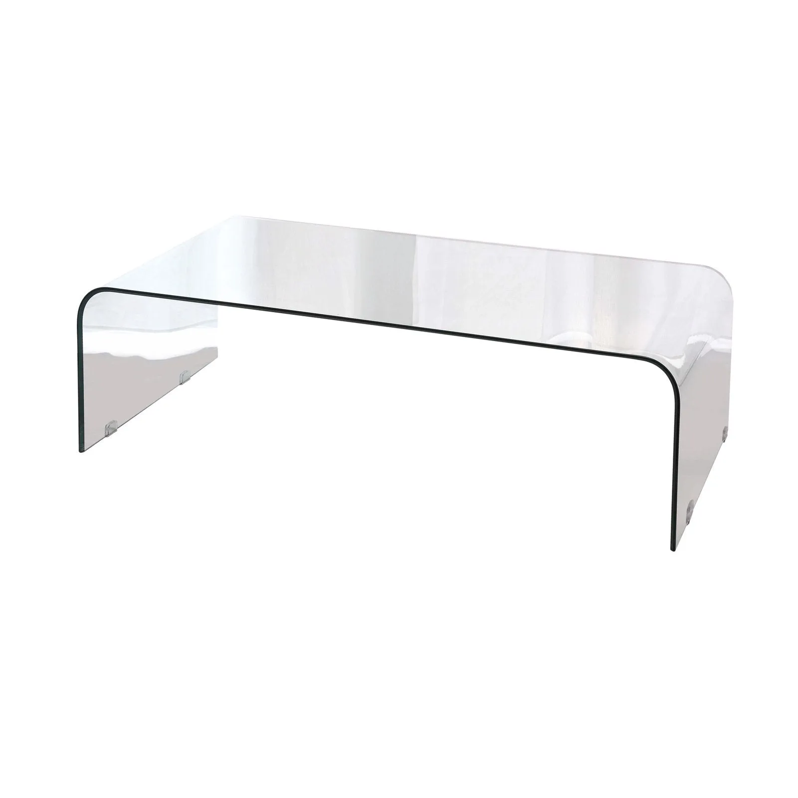 Azurro Clear Glass Coffee Table