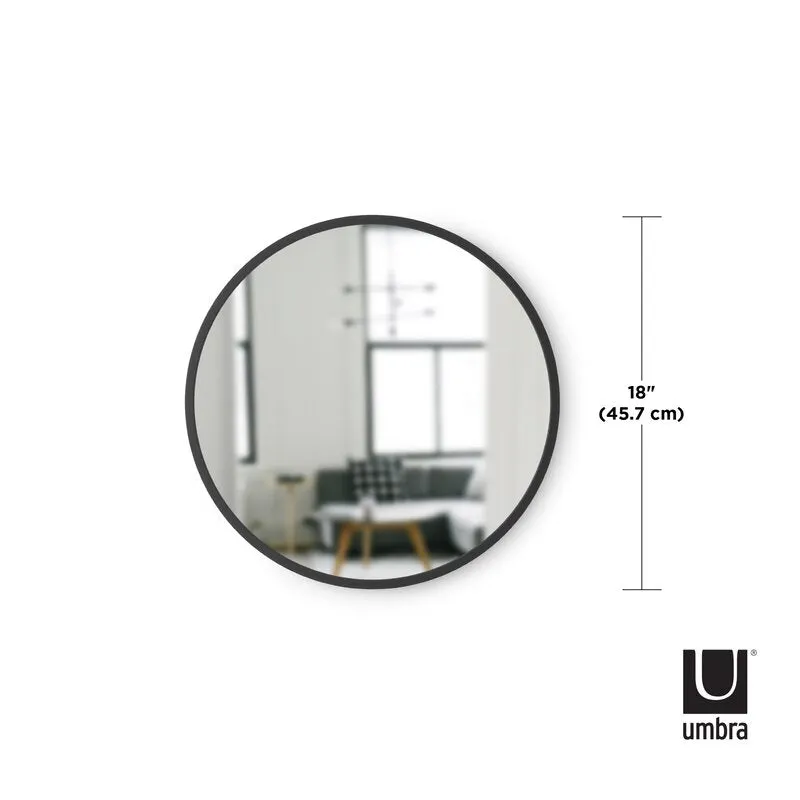 Barebo Modern & Contemporary Round Resin Accent Mirror