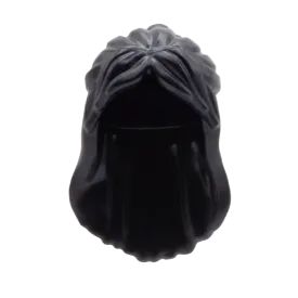 Black Long with Tied Bun - LEGO Minifigure Hair