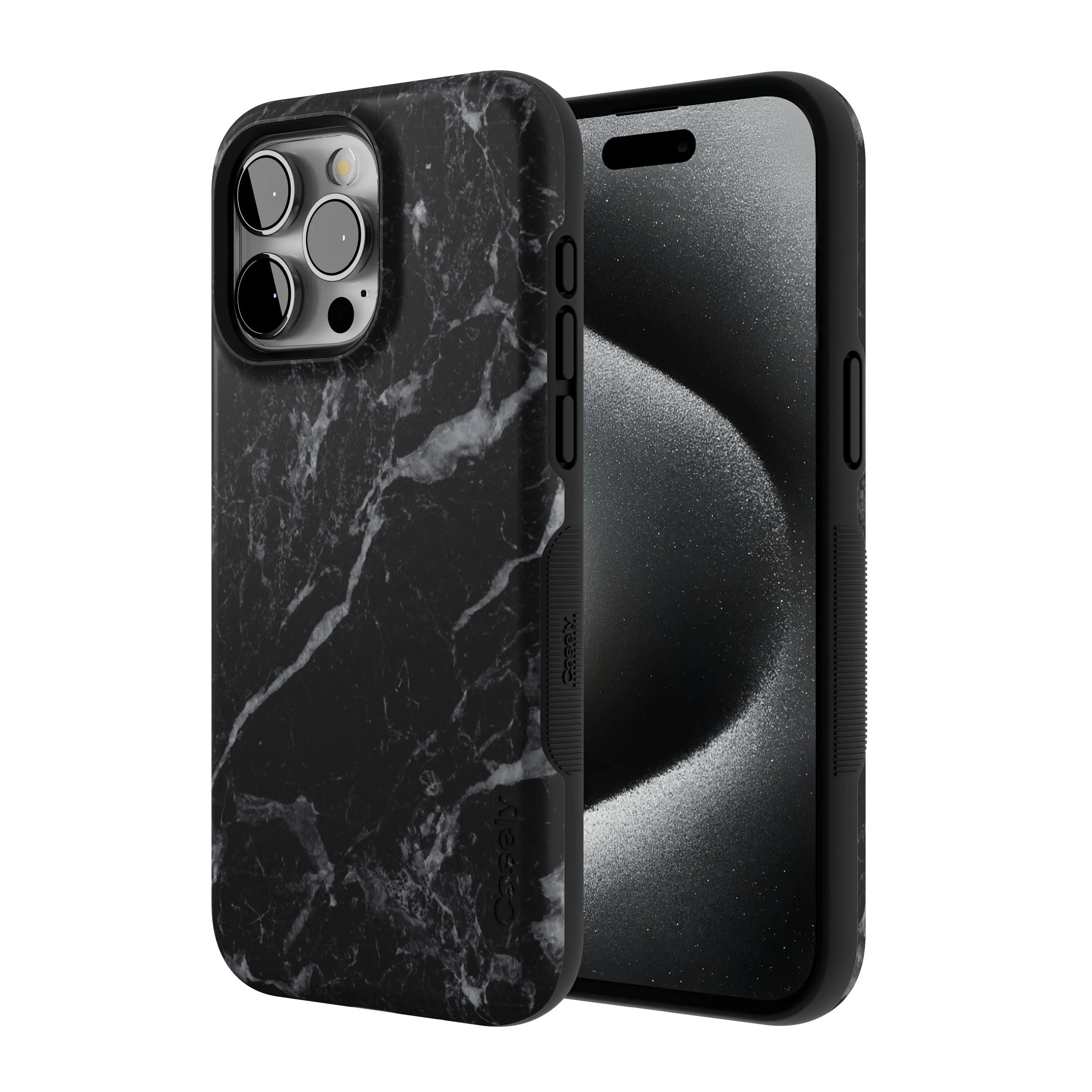 Black Pearl | Classic Black Marble Case