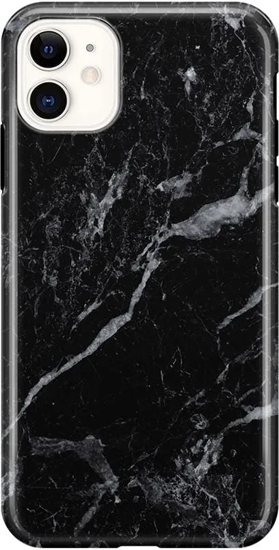Black Pearl | Classic Black Marble Case