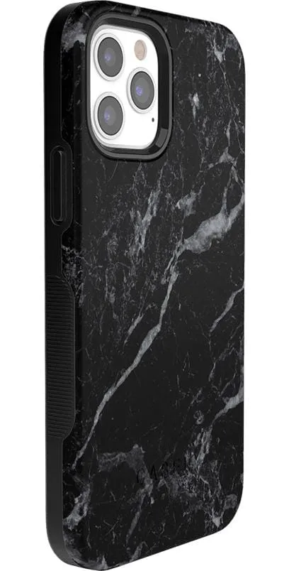 Black Pearl | Classic Black Marble Case