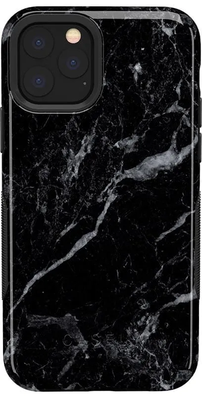 Black Pearl | Classic Black Marble Case