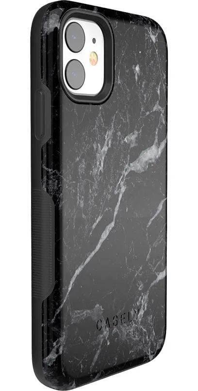 Black Pearl | Classic Black Marble Case