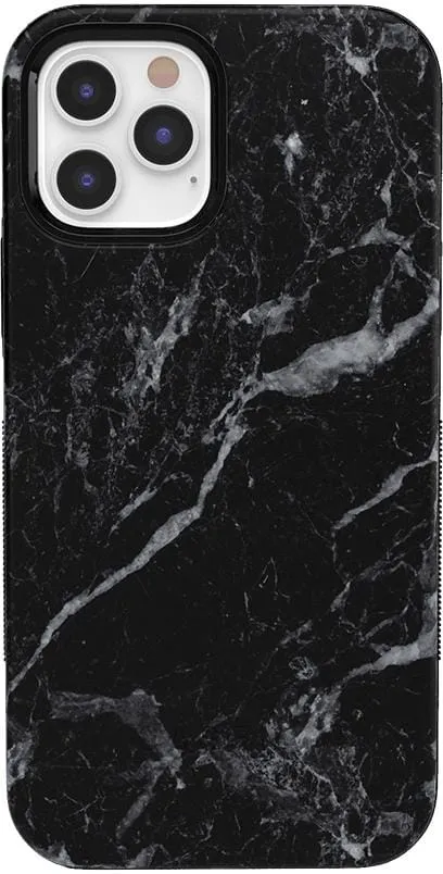 Black Pearl | Classic Black Marble Case