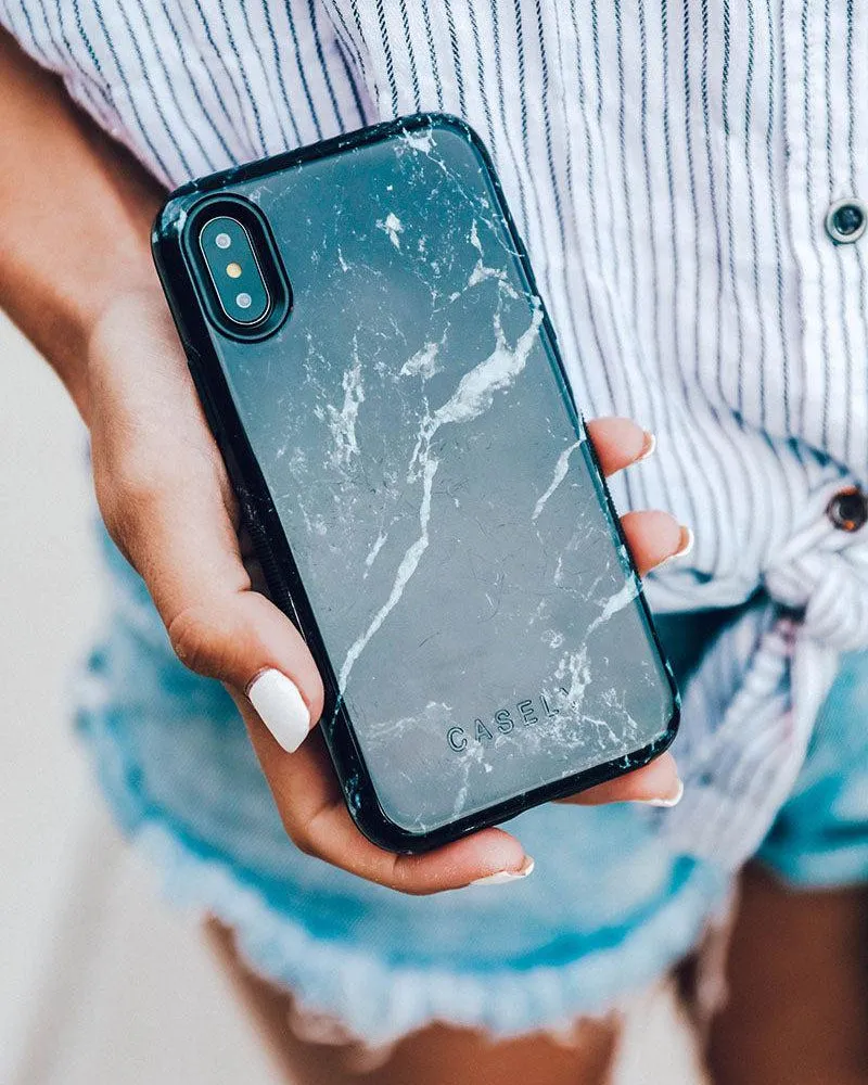 Black Pearl | Classic Black Marble Case