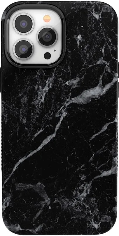 Black Pearl | Classic Black Marble Case
