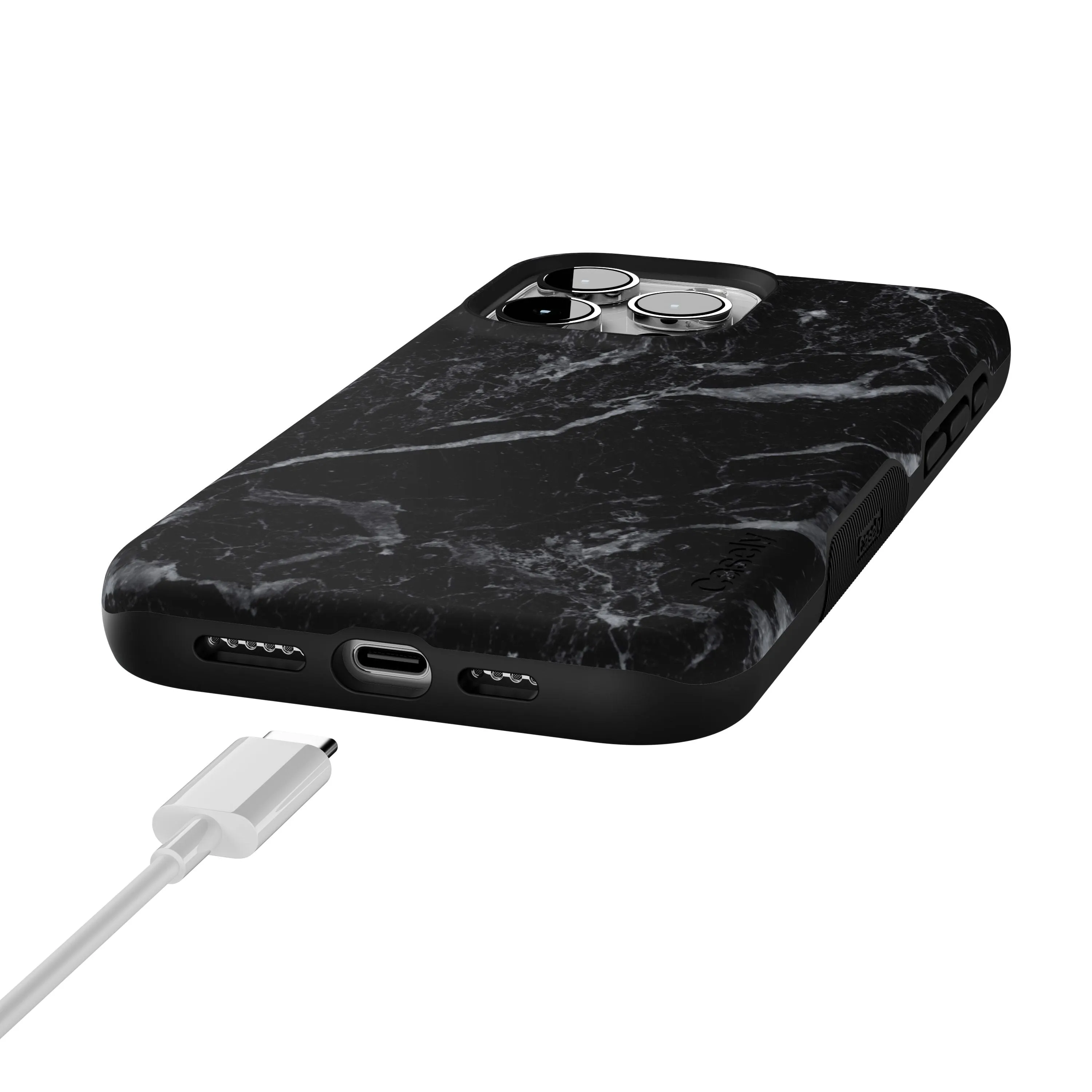 Black Pearl | Classic Black Marble Case