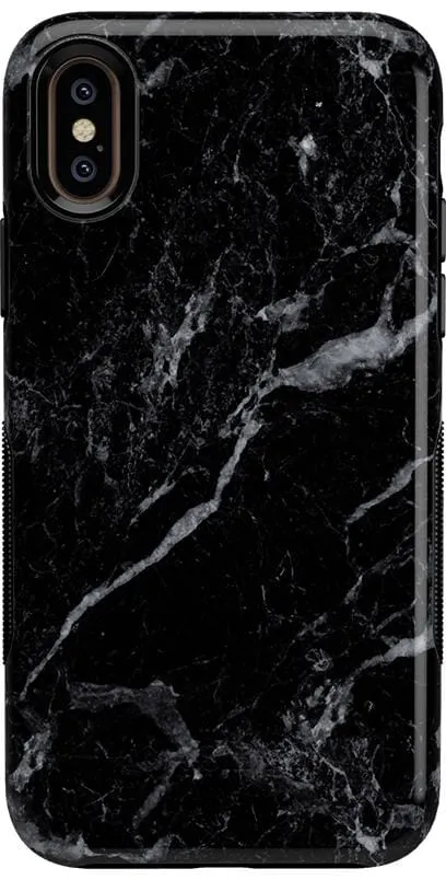 Black Pearl | Classic Black Marble Case
