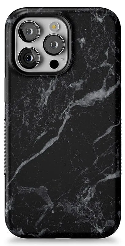 Black Pearl | Classic Black Marble Case