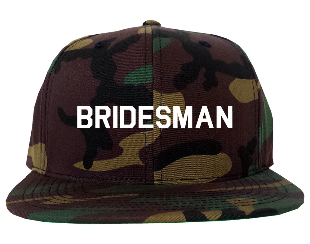 Bridesman Bachlorette Bachelor Party Mens Snapback Hat