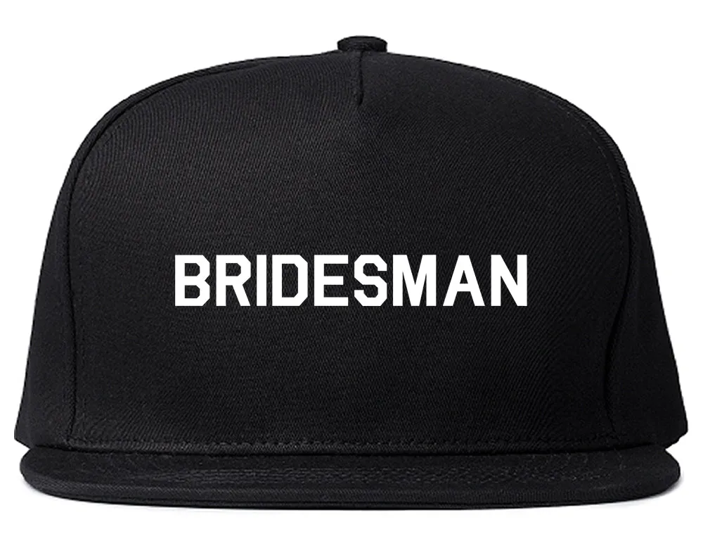 Bridesman Bachlorette Bachelor Party Mens Snapback Hat