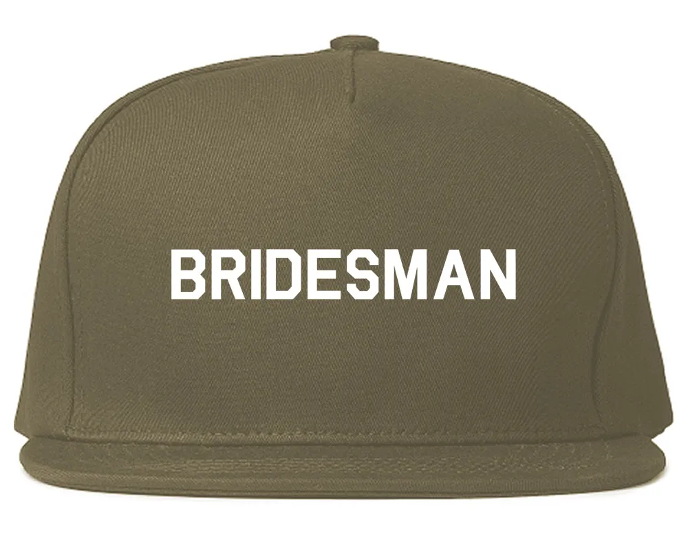 Bridesman Bachlorette Bachelor Party Mens Snapback Hat