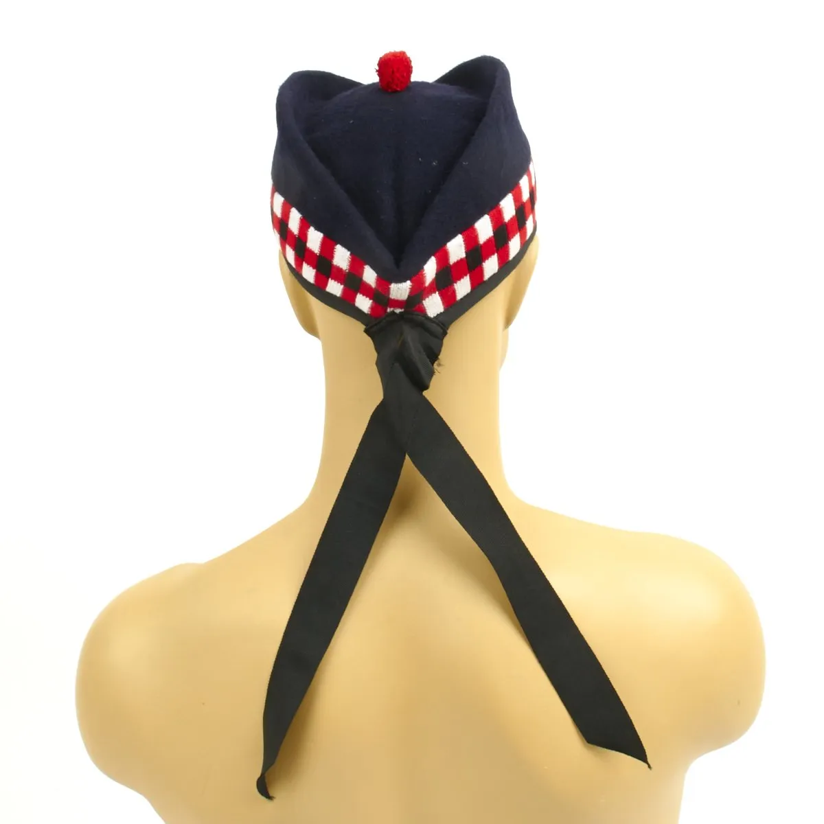 British Glengarry Checker Board Side Cap