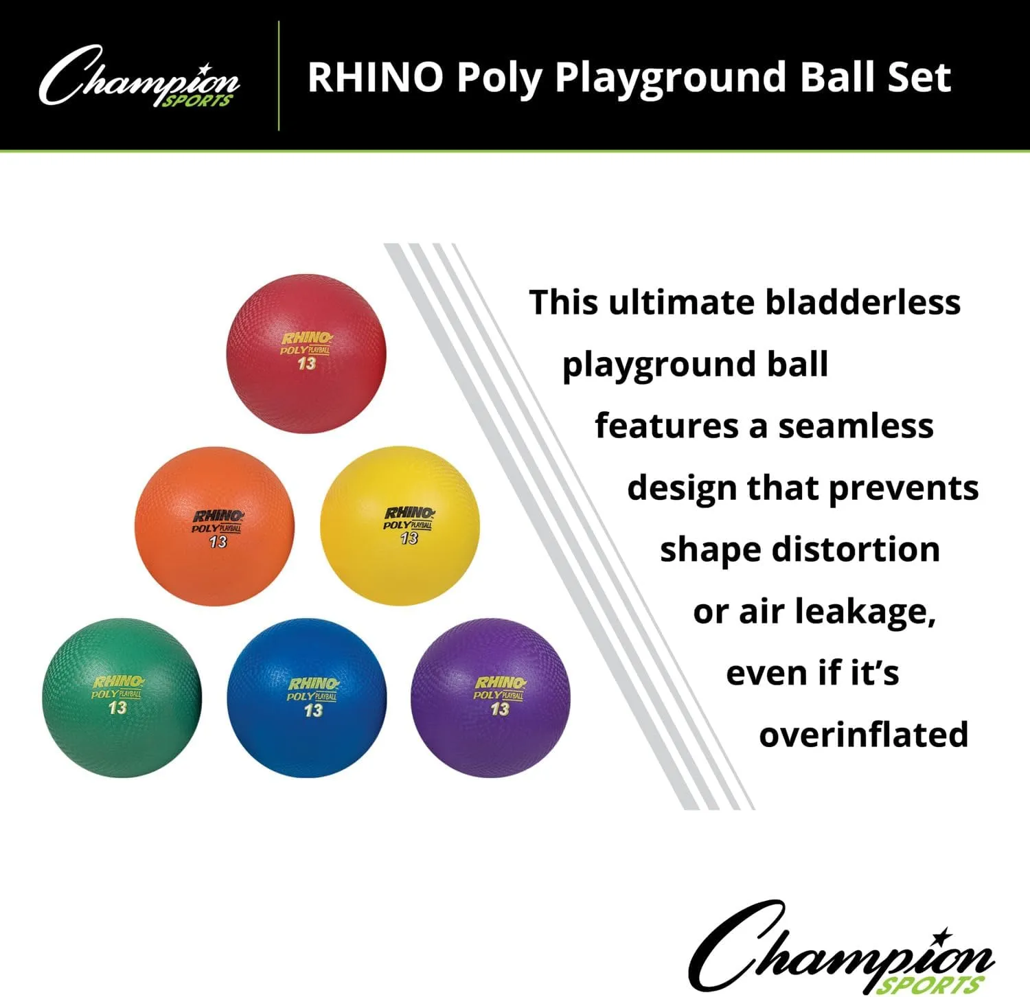 Champion Sports Poly Playground Ball Set