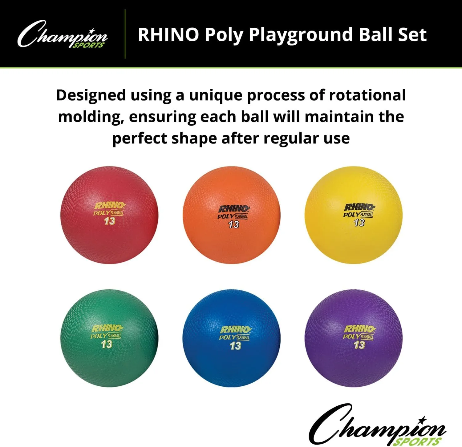 Champion Sports Poly Playground Ball Set
