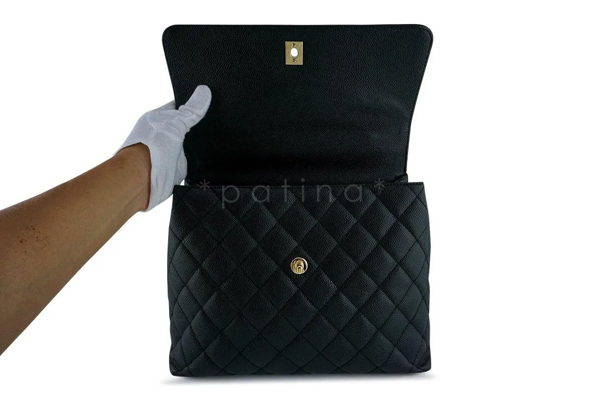 Chanel Black 2.55 Classic Quilted Kelly Flap Bag GHW