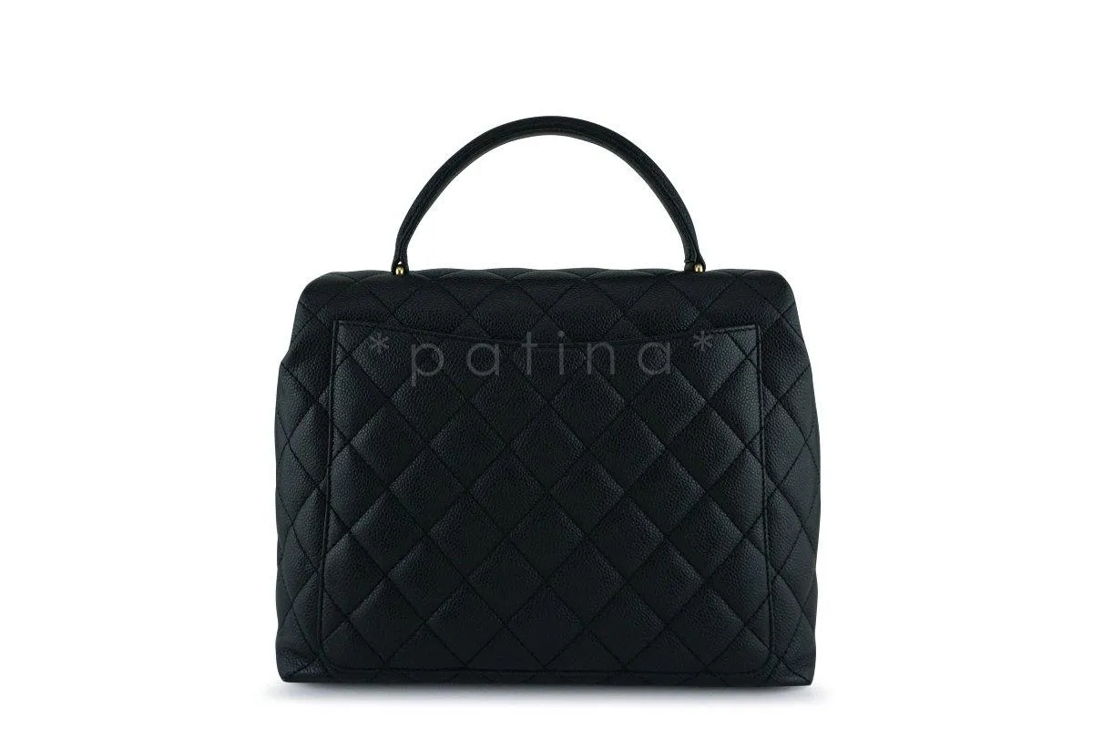 Chanel Black 2.55 Classic Quilted Kelly Flap Bag GHW