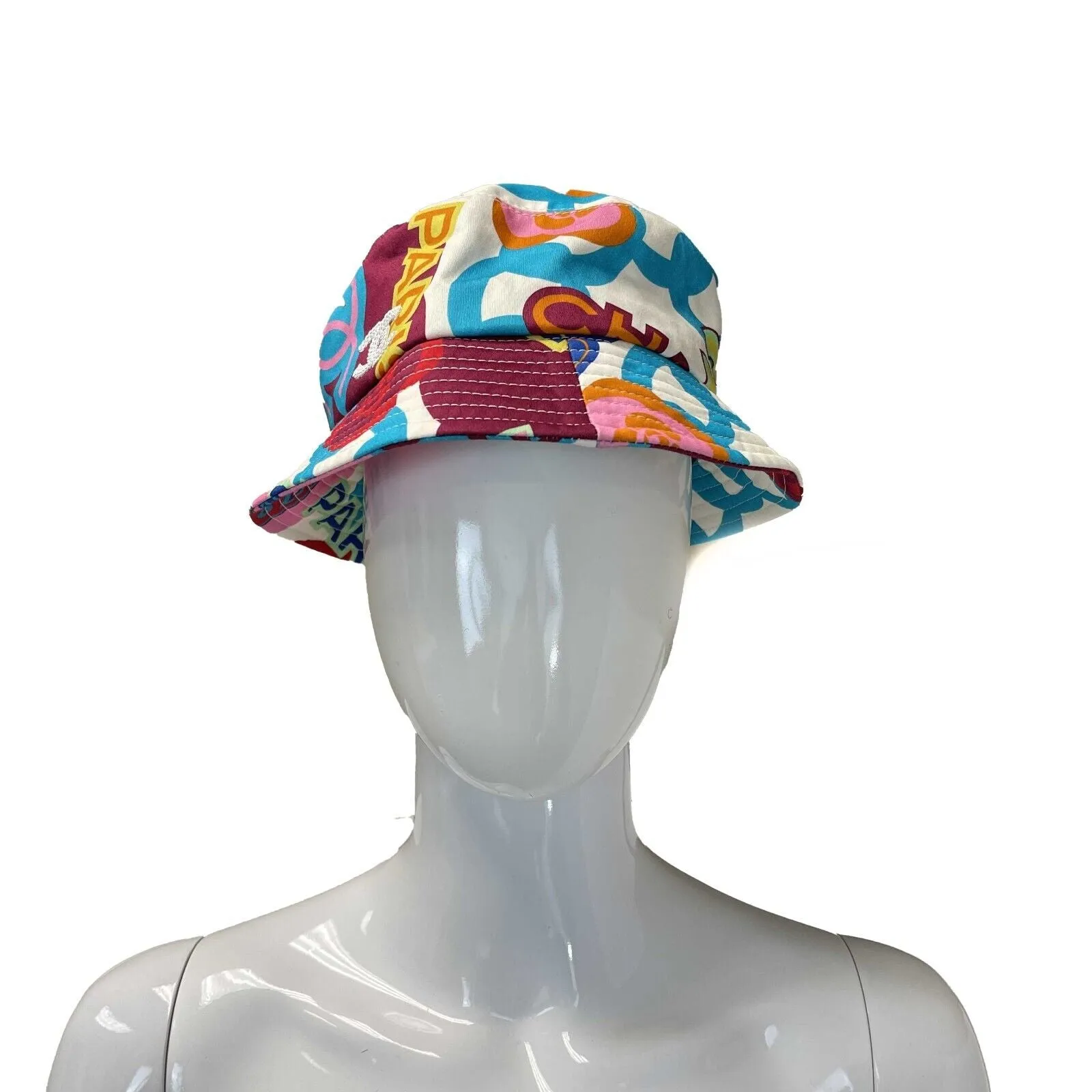 Chanel Street Style Wide-Brimmed Bucket 2023 Multi-Color Small Hat