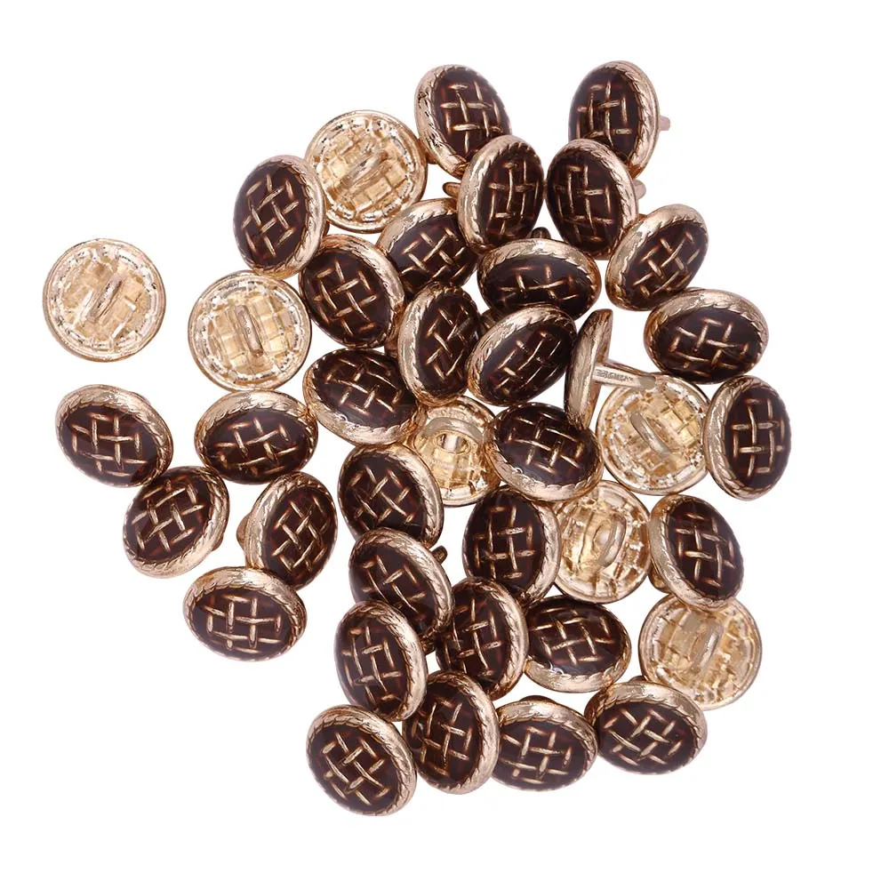 Checks Surface Lamination Kurta/Kurti Metal Buttons