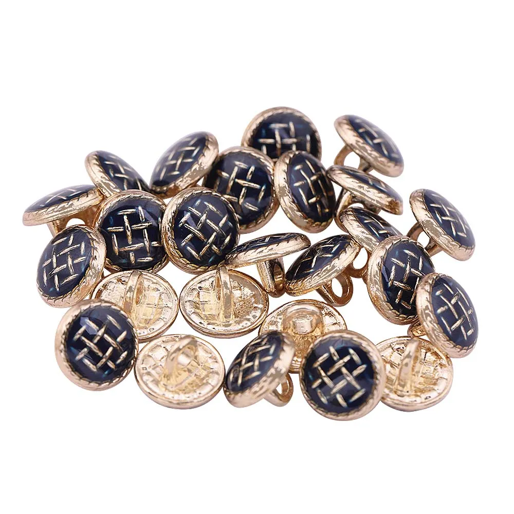 Checks Surface Lamination Kurta/Kurti Metal Buttons