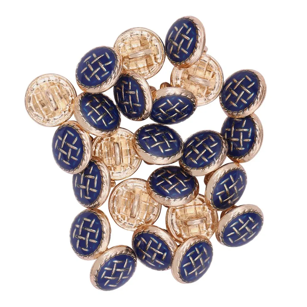 Checks Surface Lamination Kurta/Kurti Metal Buttons