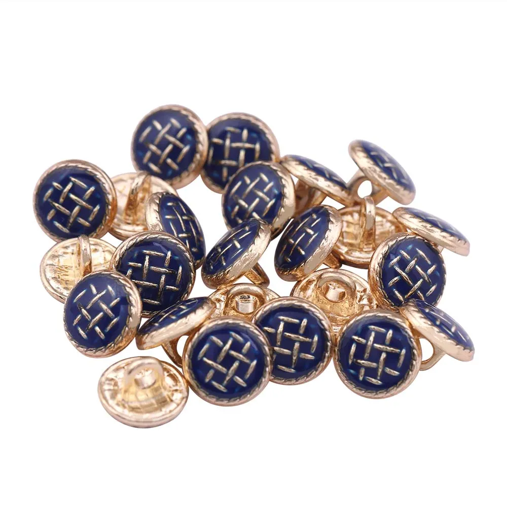 Checks Surface Lamination Kurta/Kurti Metal Buttons