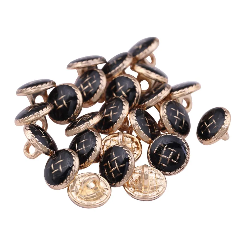 Checks Surface Lamination Kurta/Kurti Metal Buttons