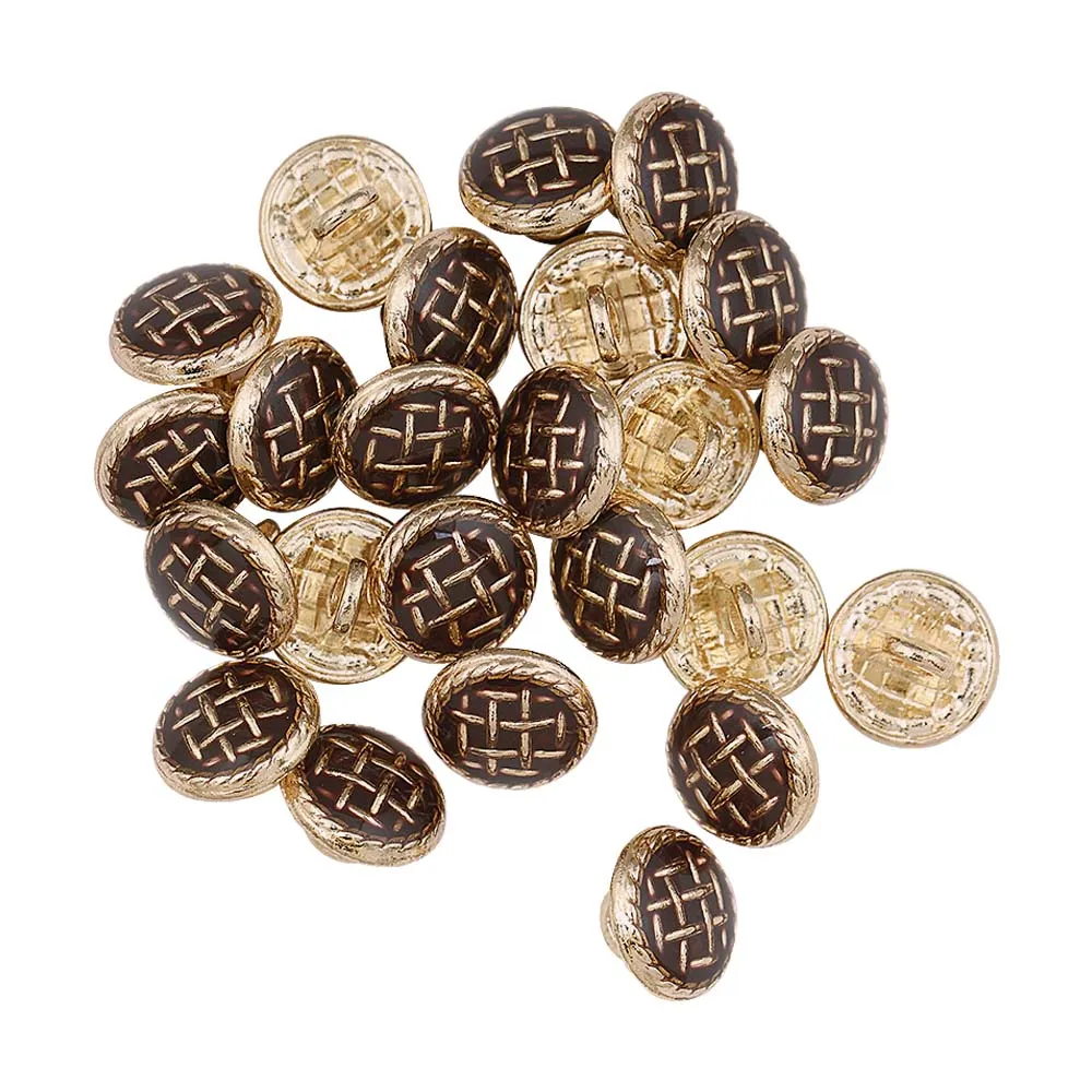 Checks Surface Lamination Kurta/Kurti Metal Buttons