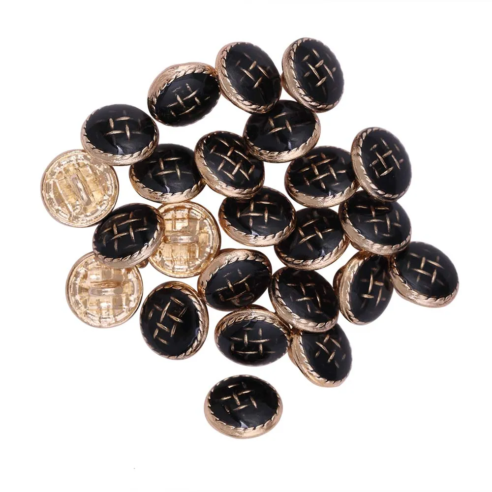 Checks Surface Lamination Kurta/Kurti Metal Buttons