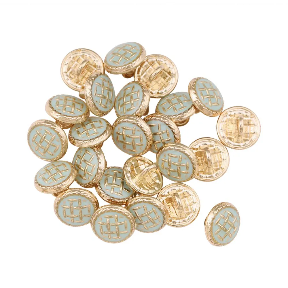 Checks Surface Lamination Kurta/Kurti Metal Buttons