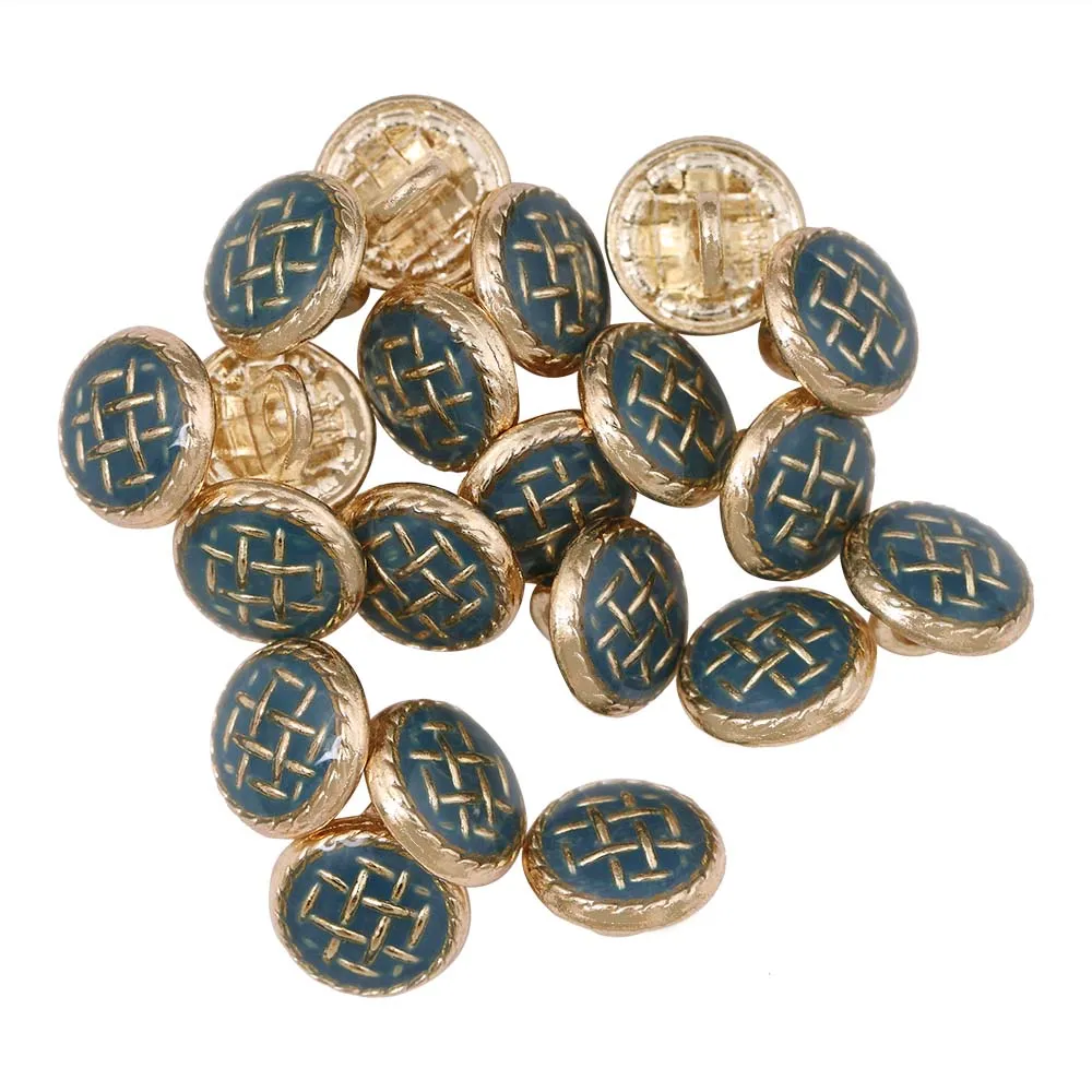 Checks Surface Lamination Kurta/Kurti Metal Buttons