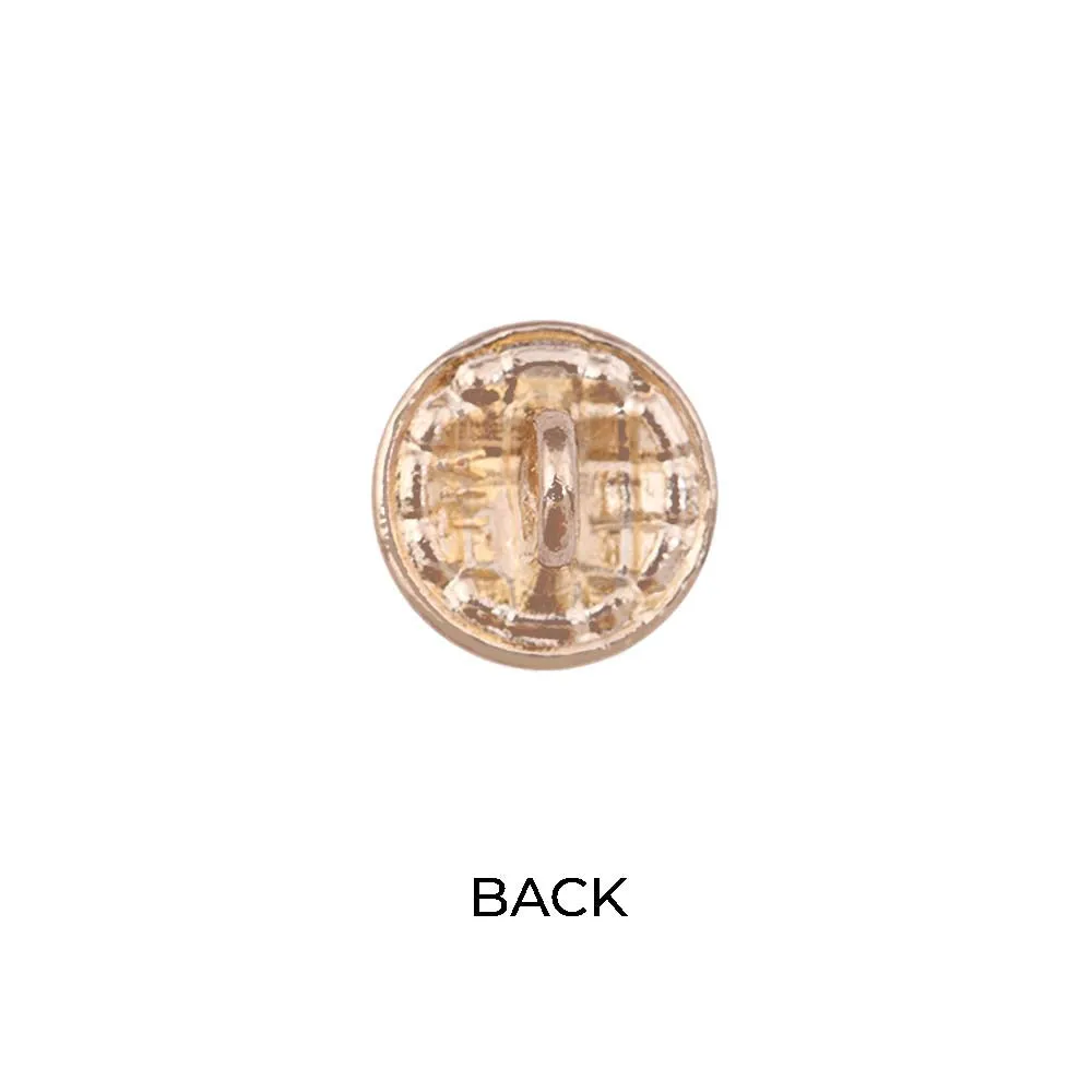 Checks Surface Lamination Kurta/Kurti Metal Buttons