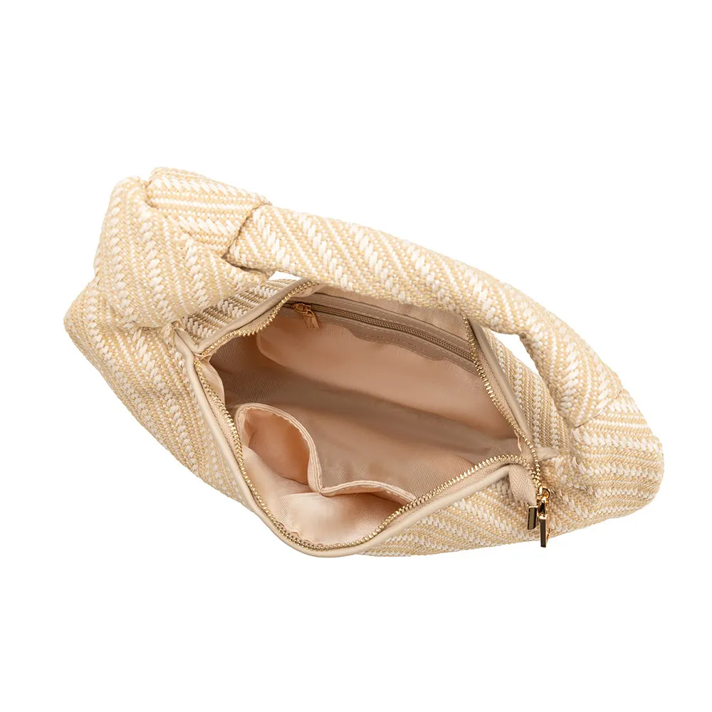 Cher Natural Raffia Large Shoulder Bag - FINAL SALE