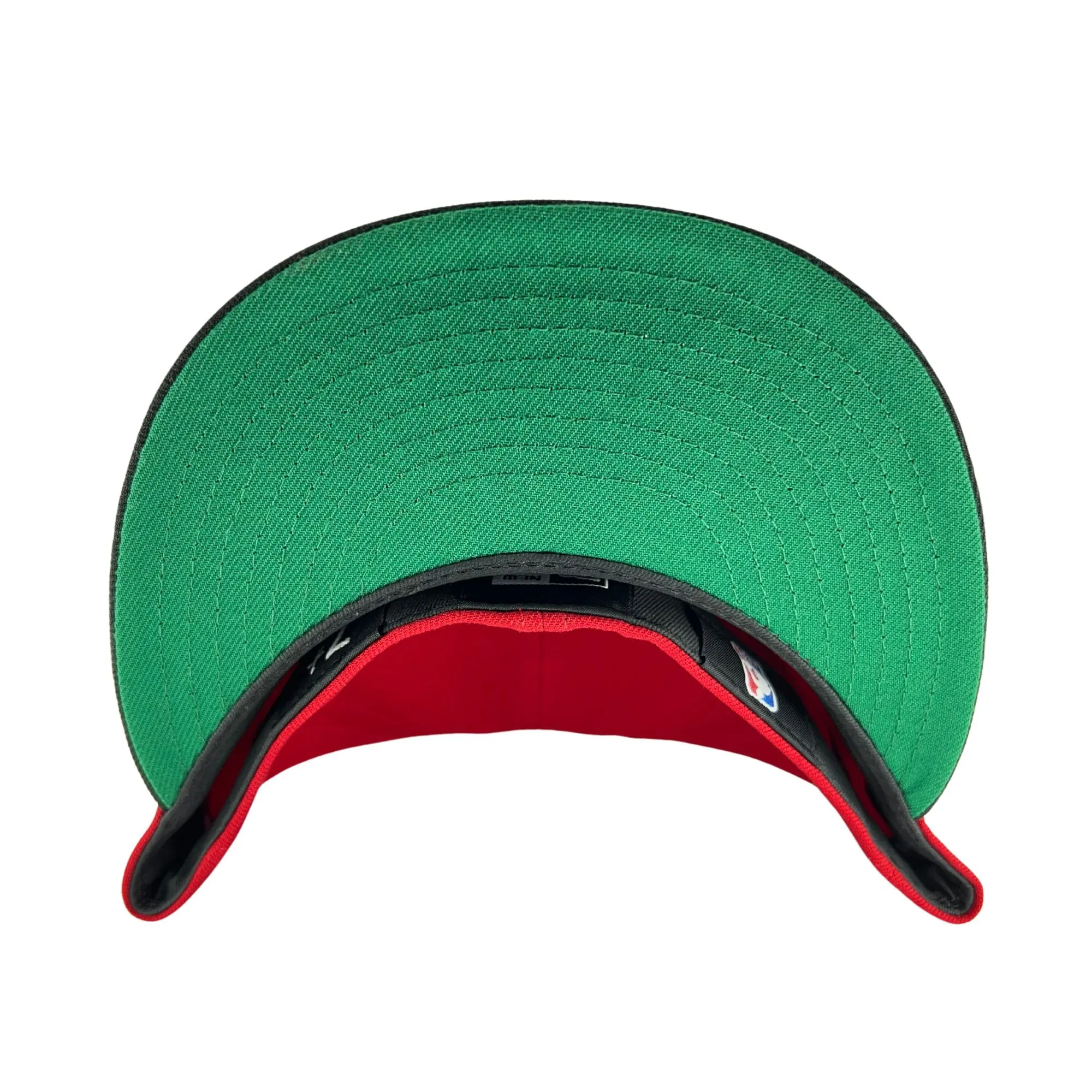 Chicago Bulls Red/Black/Green UV Script New Era 59FIFTY Fitted Hat