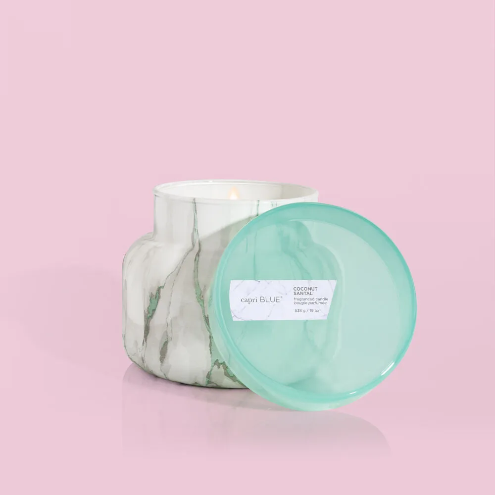 Coconut Santal Modern Marble 19oz Jar