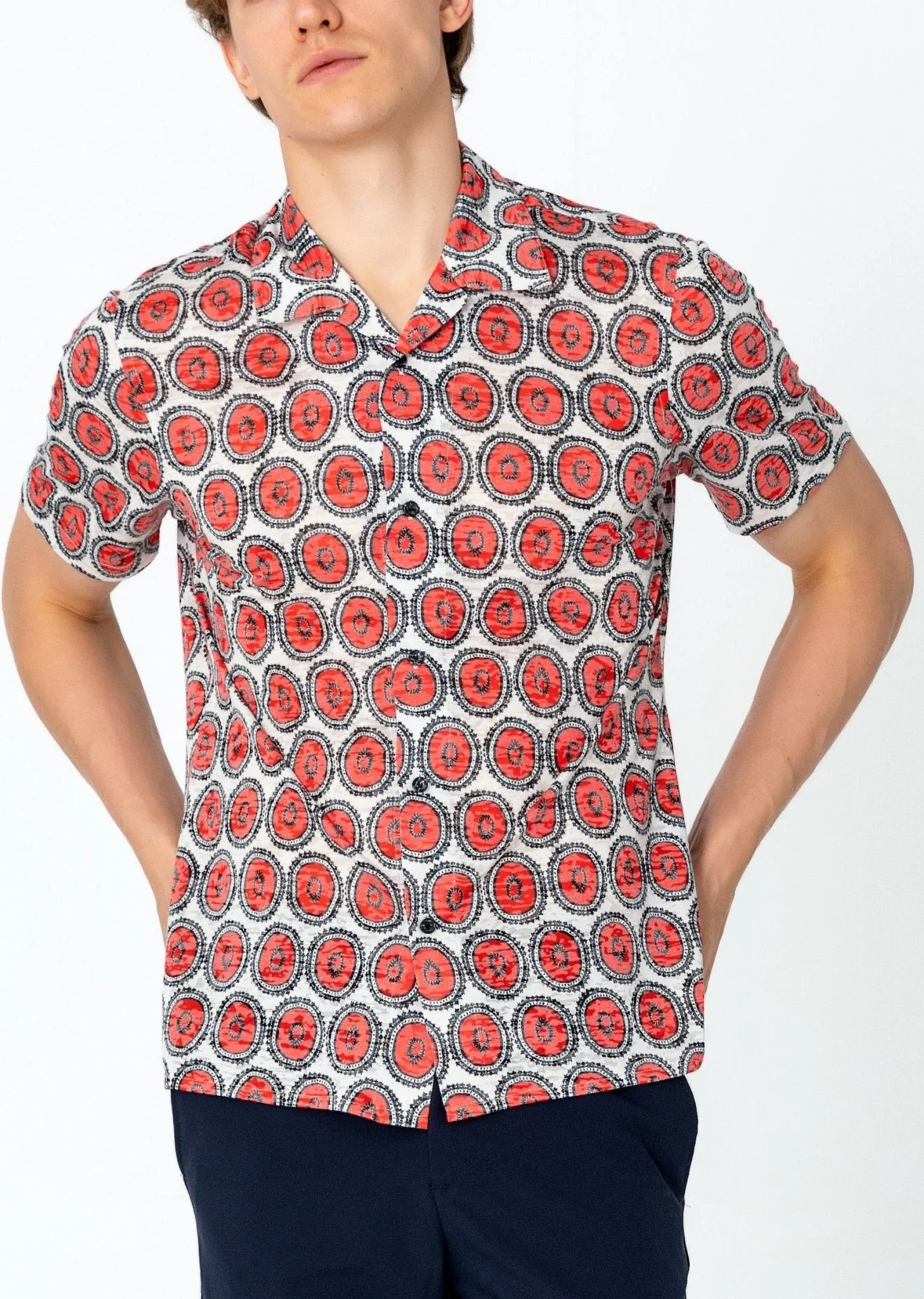 Collared Lightweight Shirt - Round