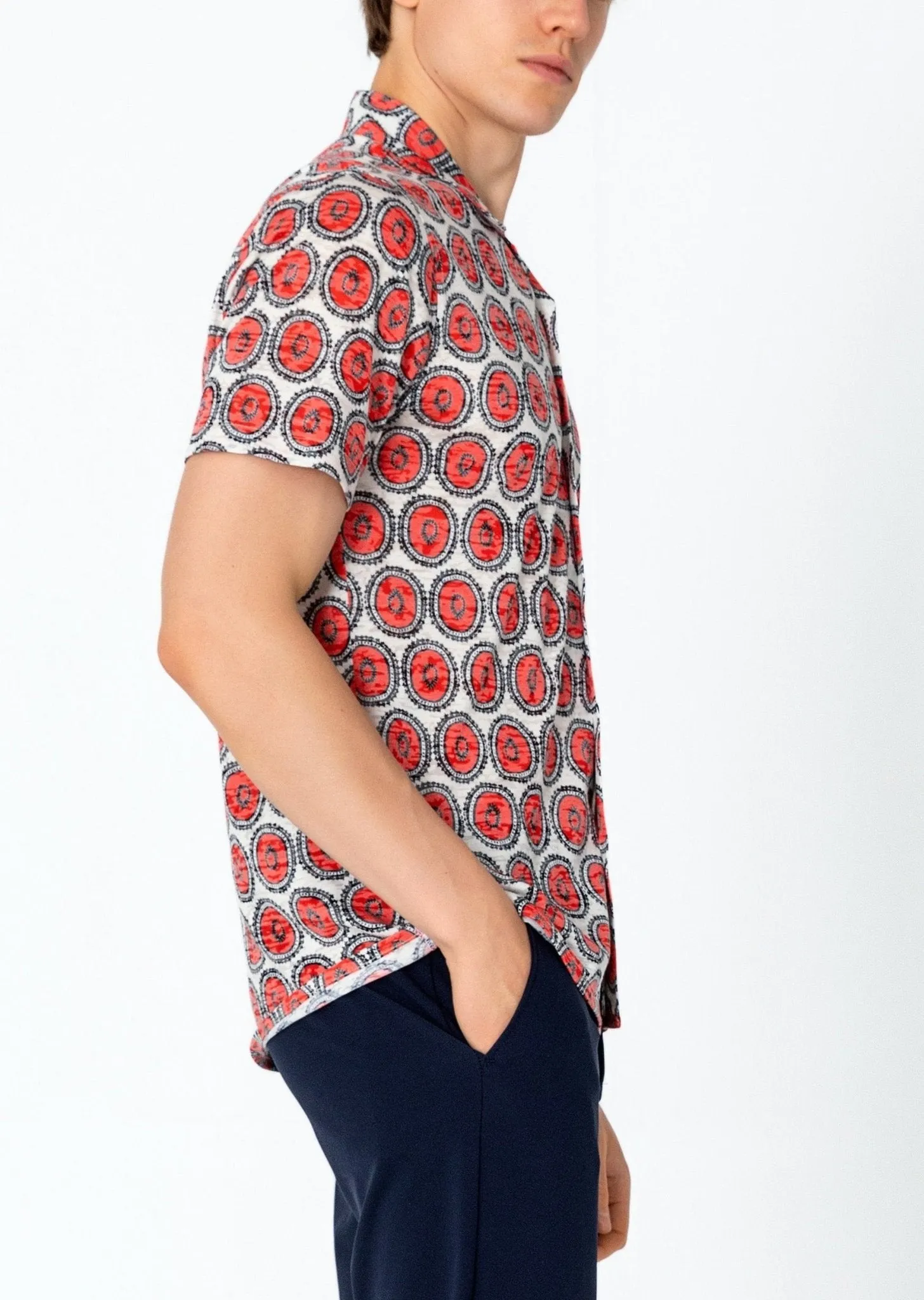 Collared Lightweight Shirt - Round
