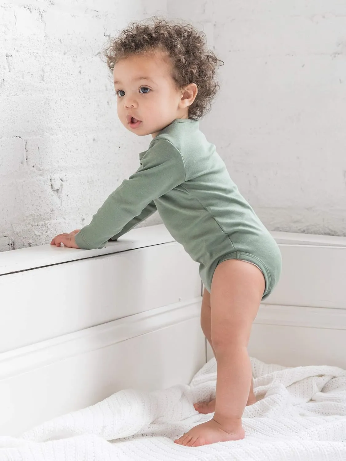 Colored Organics - Organic Cotton Baby Bodysuit - Long Sleeve Infant One Piece