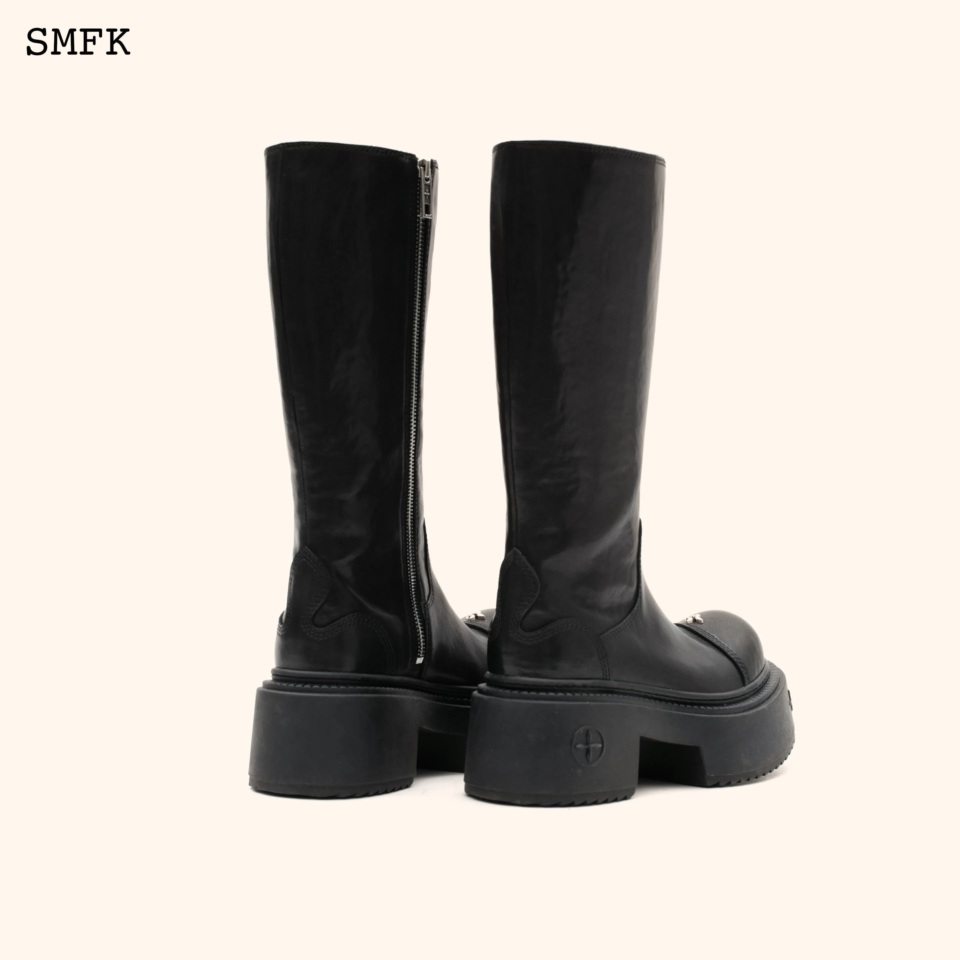 Compass Rider Medium Boots In Black