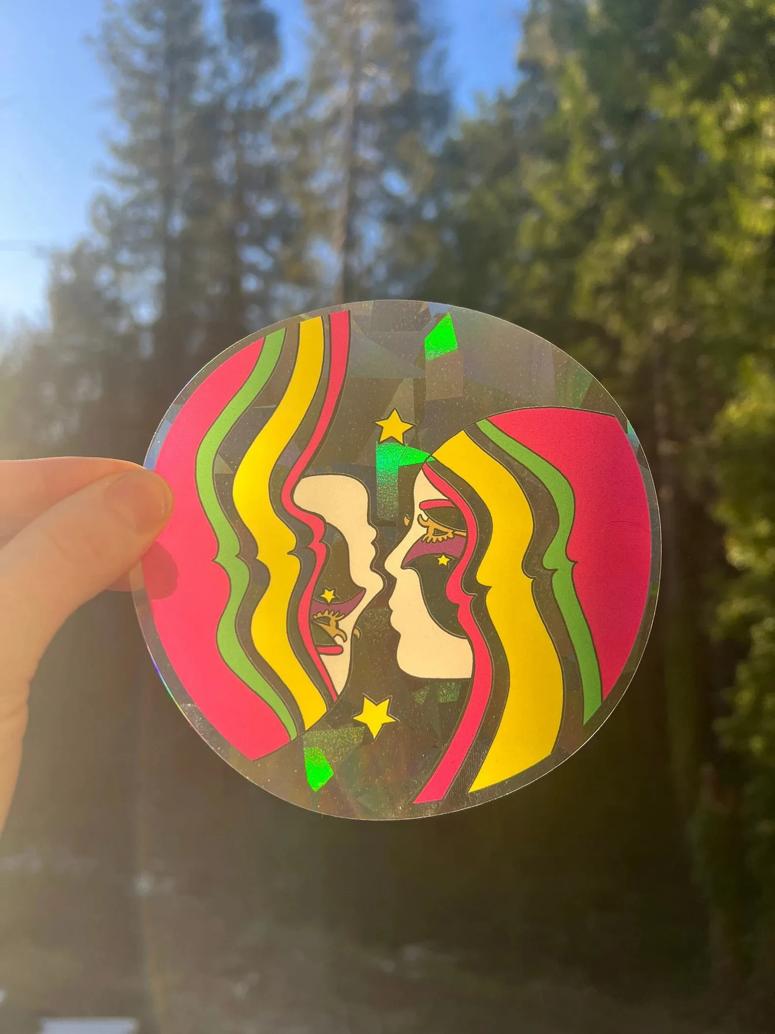 Cosmic Twins Sun Catcher