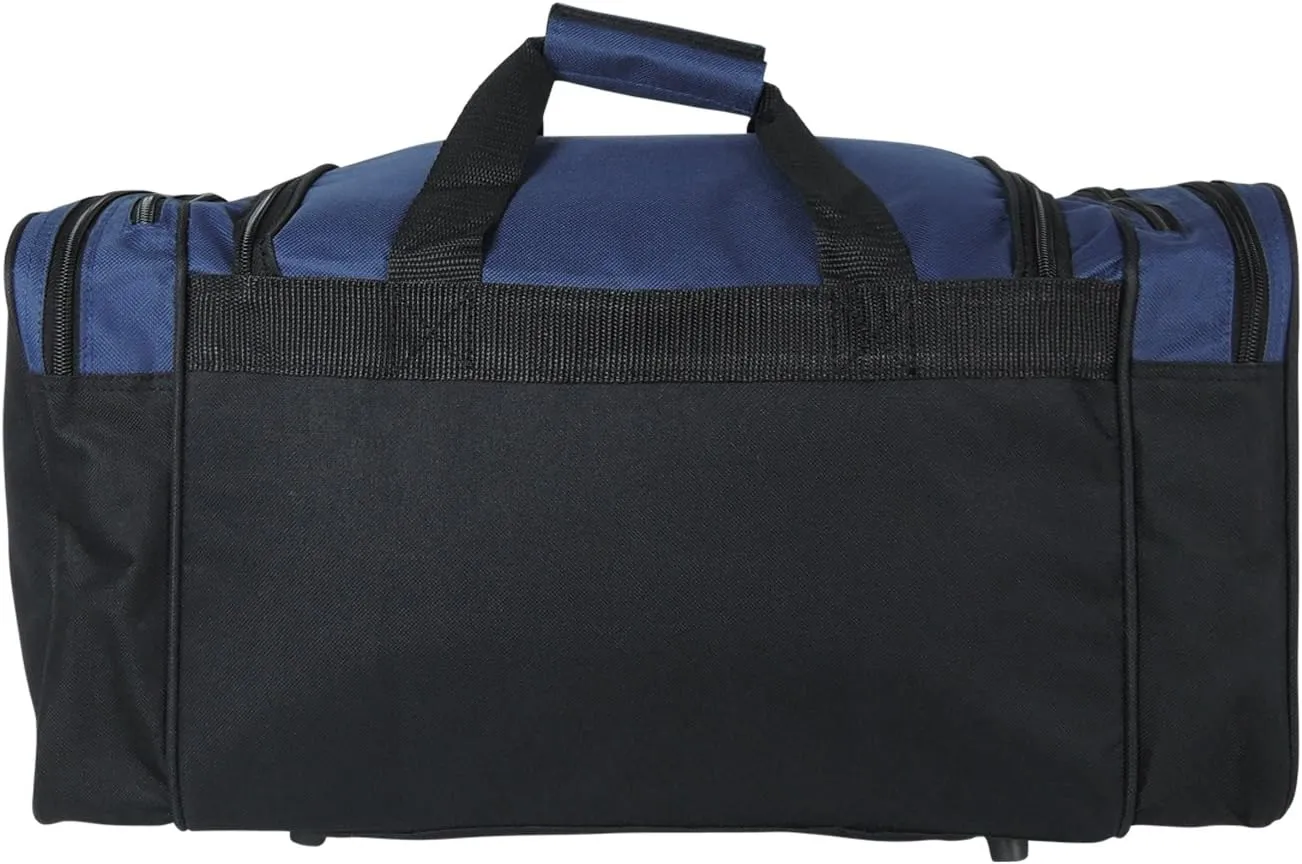 DALIX 20" Sports Duffle Bag w Mesh and Valuables Pockets Travel Gym