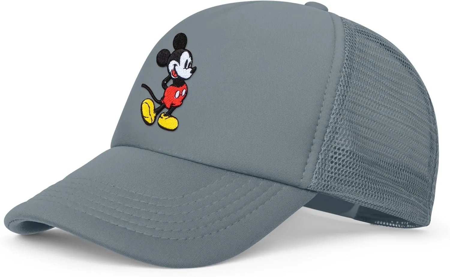 Disney Adult Trucker Hat, Mickey Mouse Mesh Snapback Baseball Cap