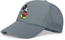 Disney Adult Trucker Hat, Mickey Mouse Mesh Snapback Baseball Cap
