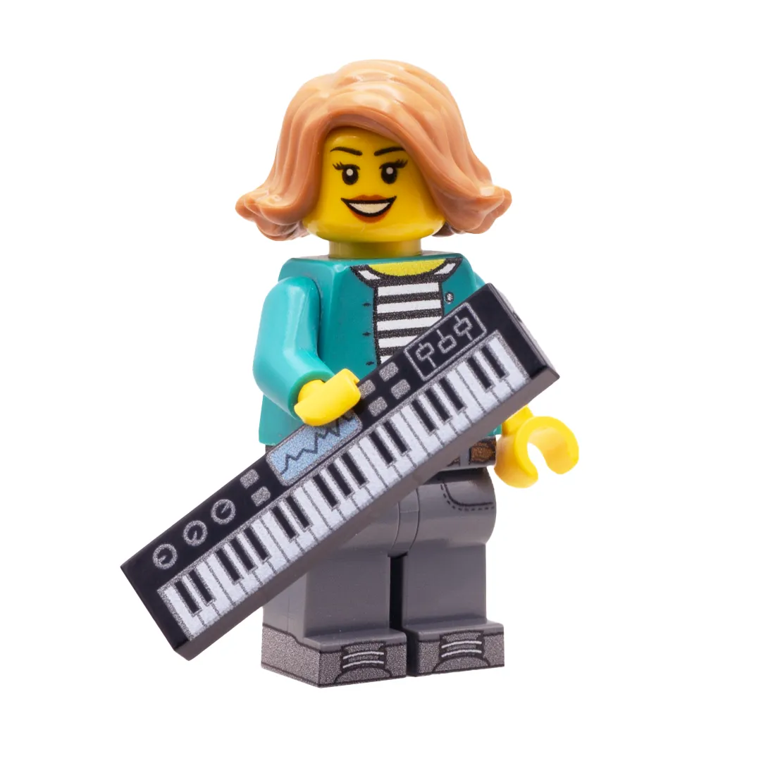 Electric Keyboard - Custom Printed Tile