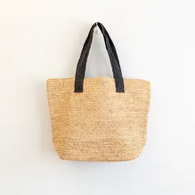Elena Handbags Women's Large Soft Raffia Woven Summer Straw Tote