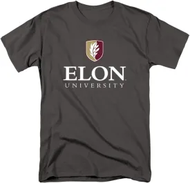 Elon University Official Stacked Unisex Adult T Shirt